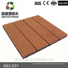 Plastic wpc decking with CE certificate